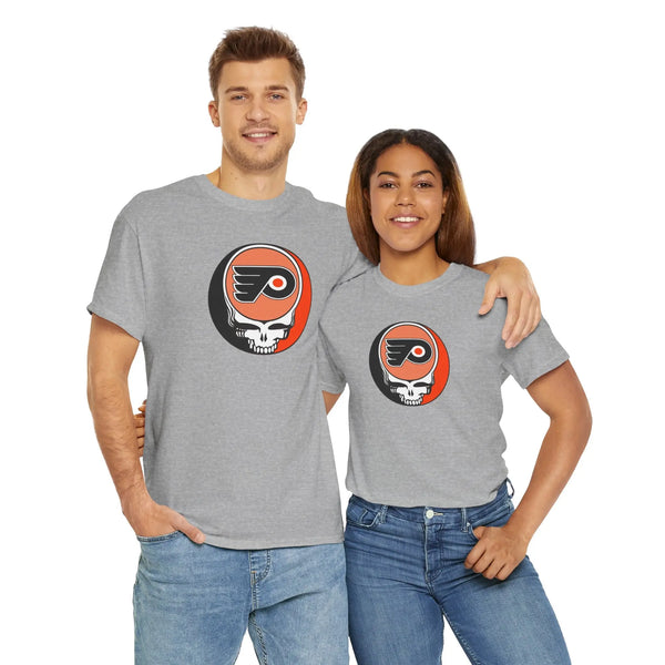 Grateful Dead - Philadelphia Flyers Grateful Dead Steal Your Face T-Shirt - NHL - StealieShop